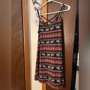 Xhilaration Elephant Criss Cross Dress
